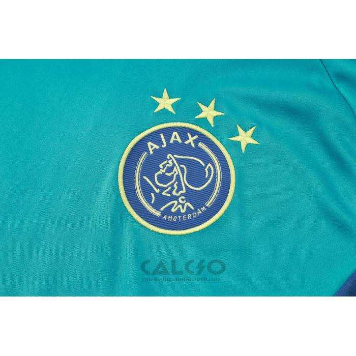 Tuta da Track Ajax Manica Corta 2024-2025 Verde - Pantaloncini